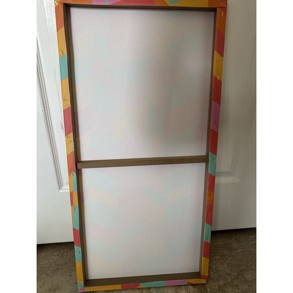 Lot of 4 Canvas Prints Colorful Abstract Sun Geometric Multicolor Decor - Picture 10 of 16